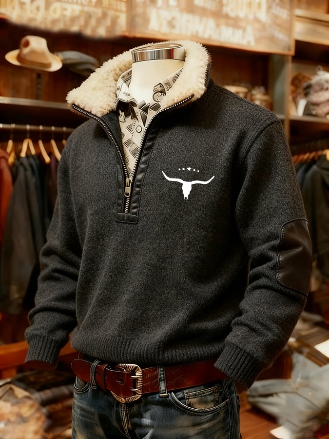 Men's Faith Textured Sweatshirt