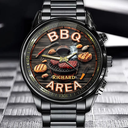 Personalized BBQ Area Watch - Customize Your Flavorful Moments