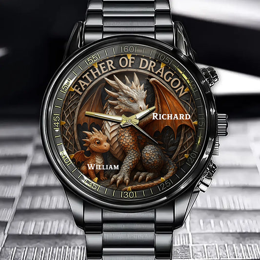 Personalized Father Of The Dragon Watch - A Unique Gift For DAD