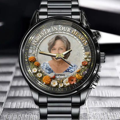 "Forever In Our Hearts"—Personalized Commemorative Watch