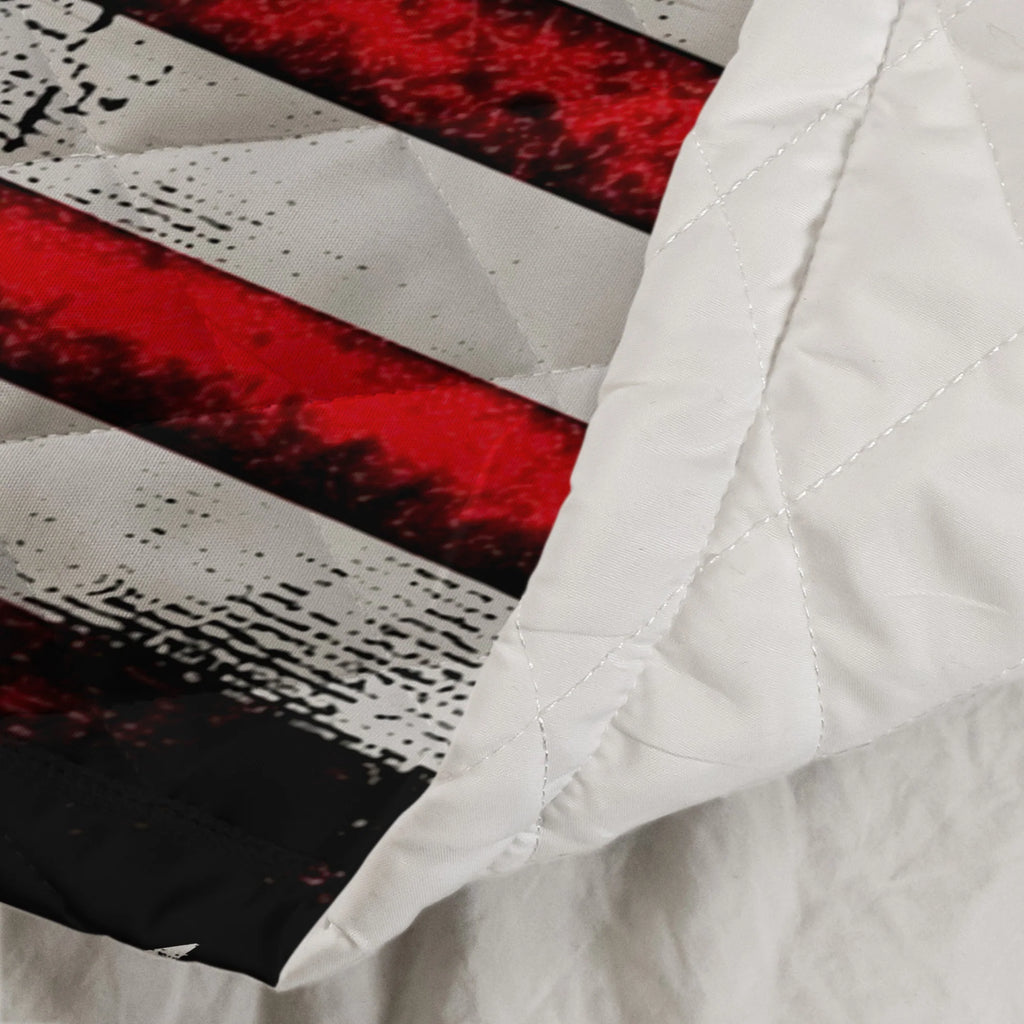 American Freedom Flag Patriotic Design - Custom Quilt Set