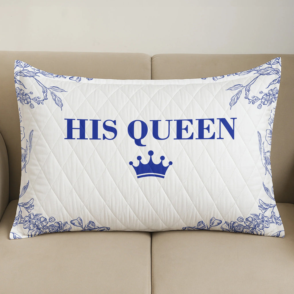 You & Me We Got This Toile De Jouy Art - Custom Quilt Set